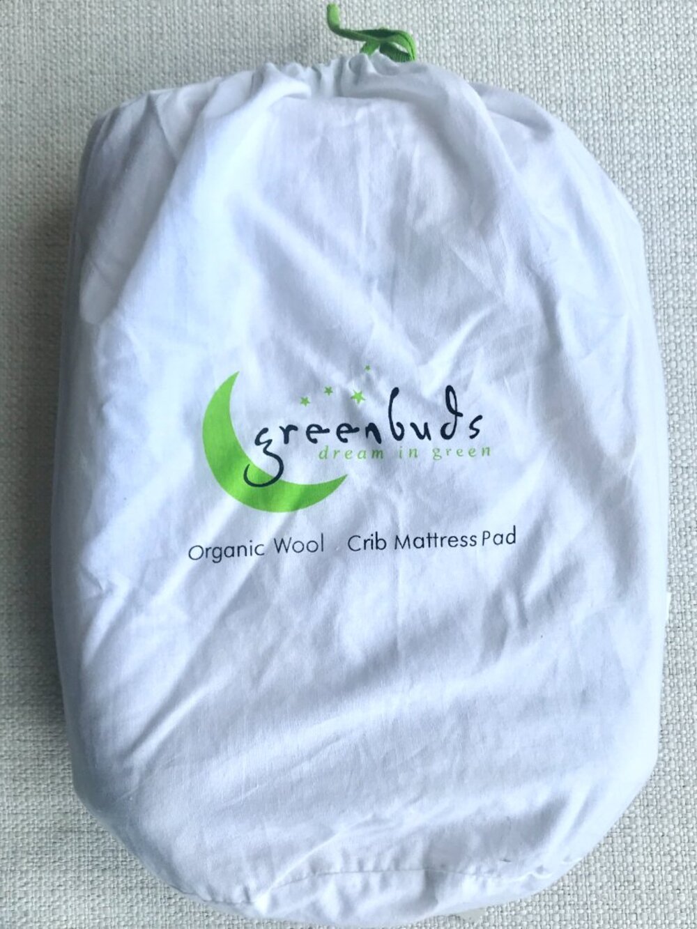 Organic Wool All Natural Quilted Crib Mattress Pad